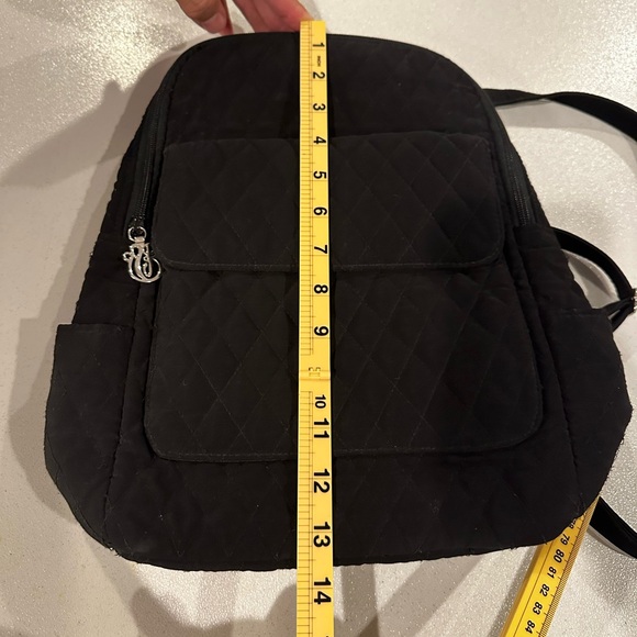Vera Bradley Elegant Black Backpack - Picture 14 of 14